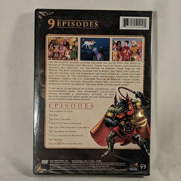 NEW Dungeons & Dragons The Animated Series Into The Magical Realm 9 Episodes DVD - Picture 2 of 8